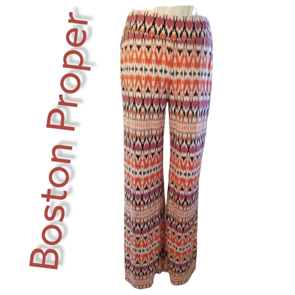 Boston Proper Pants - Boston Proper Wide-Leg Pants
